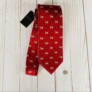 BOCARA  handmade 100% silk tie Gift for firefighter NWT
C